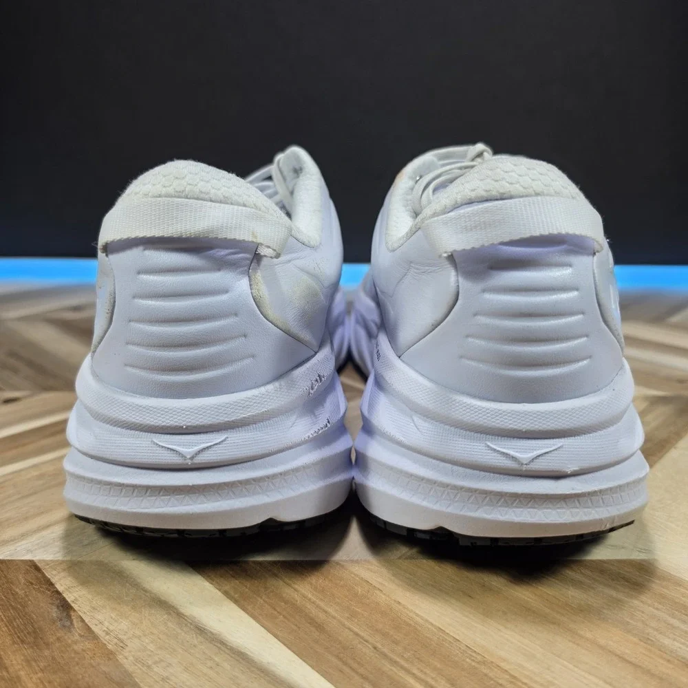 Men's Size 15 - Hoka One One HOKA Bondi SR White sneaker Slip Resistant Work
